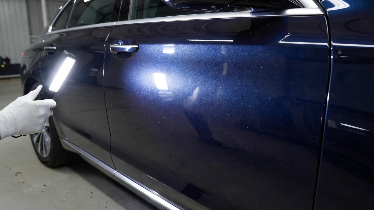 Close inspection of a performance car's detailing, representing model authenticity checks